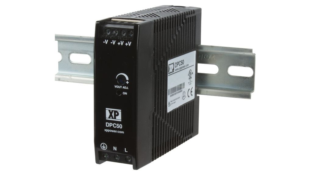 DPC50US12 | XP Power DIN Rail Power Supply, Industrial, 86%, 12V, 4A